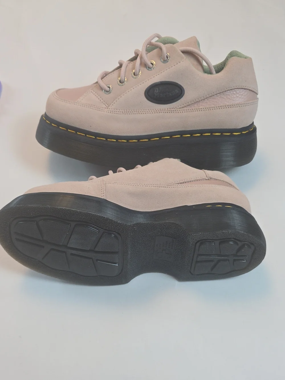 Brand New Dr. Martens Buzz 5i platform shoes in powder pink, Various Sizes